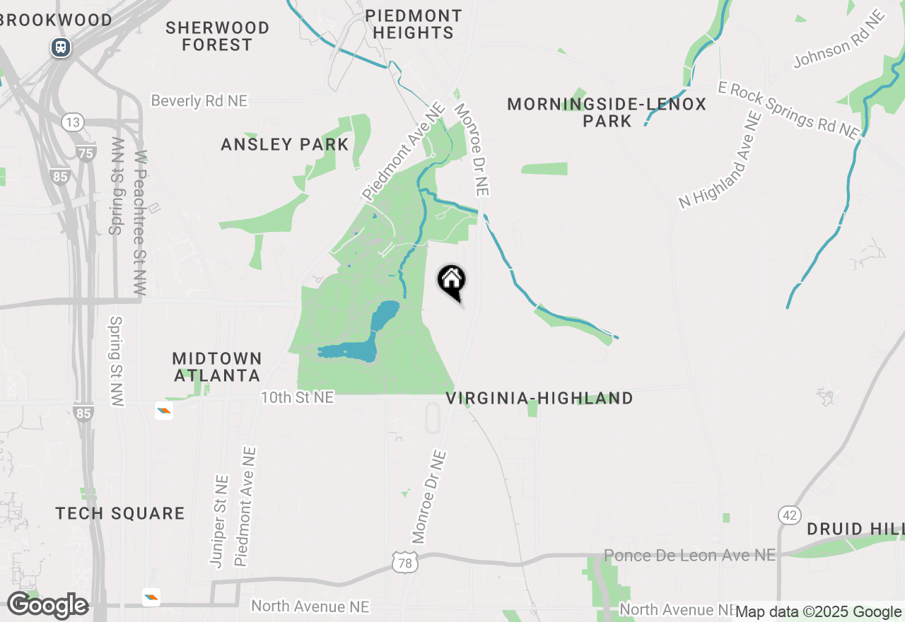 Map of 558 Park Drive Ne, Atlanta, GA 30306
