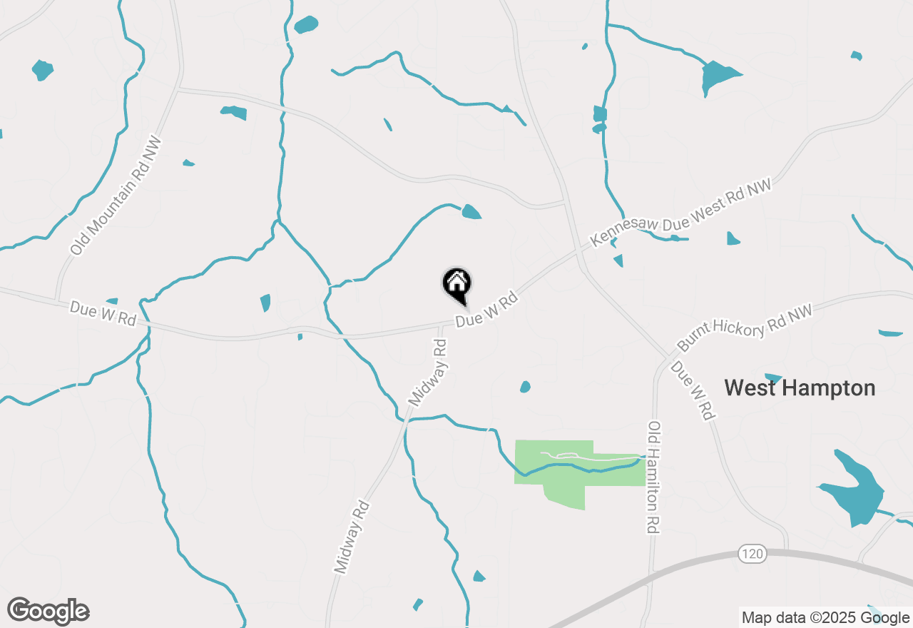 Map of 4190 Due West Road Nw, Kennesaw, GA 30152