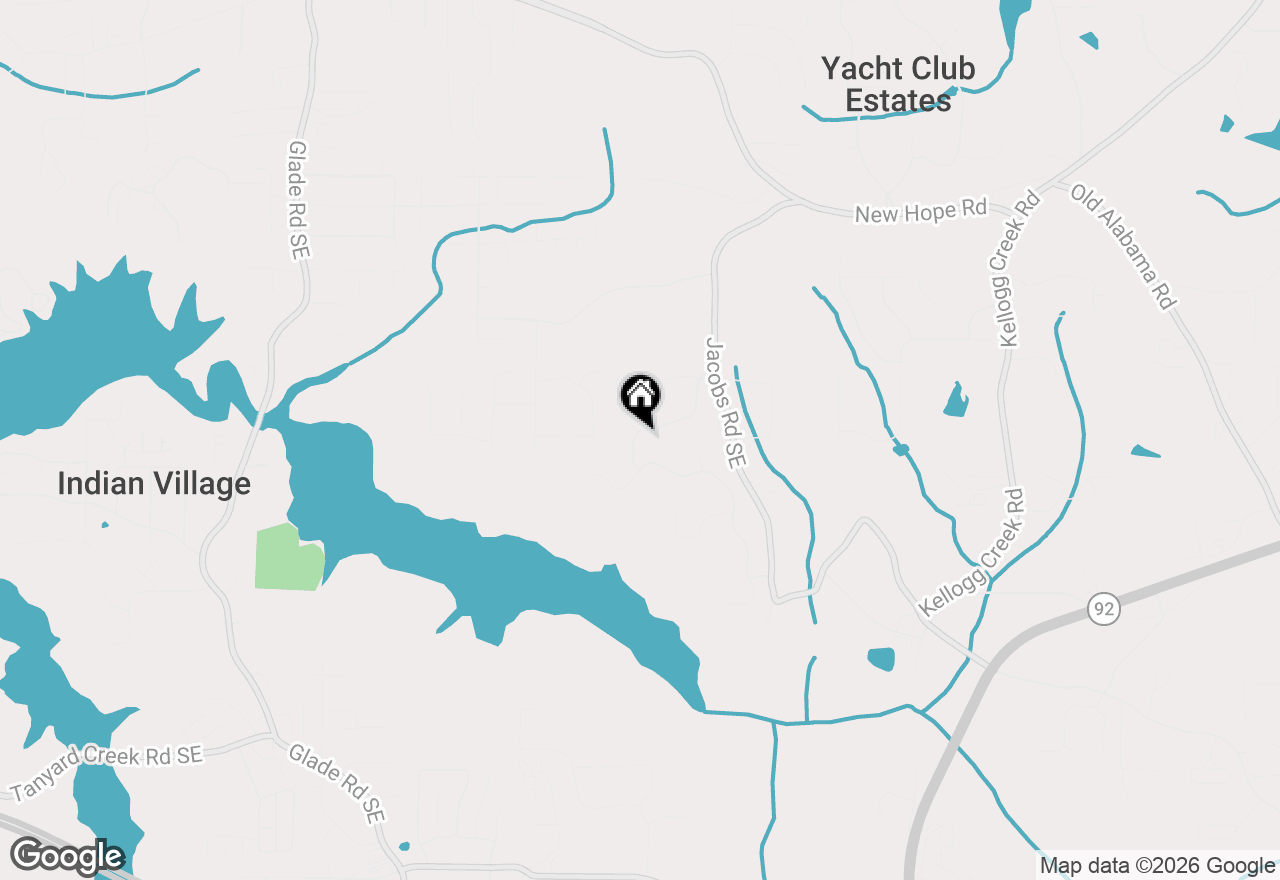 Map of 33 Boones Ridge Drive Se, Acworth, GA 30102