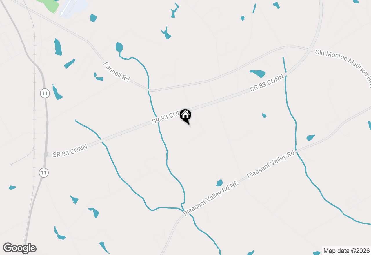 Map of 2165 Brushcreek Court, Monroe, GA 30655