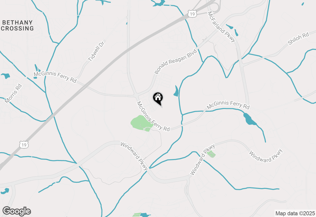 Map of 7340 Jamestown Drive, Alpharetta, GA 30005