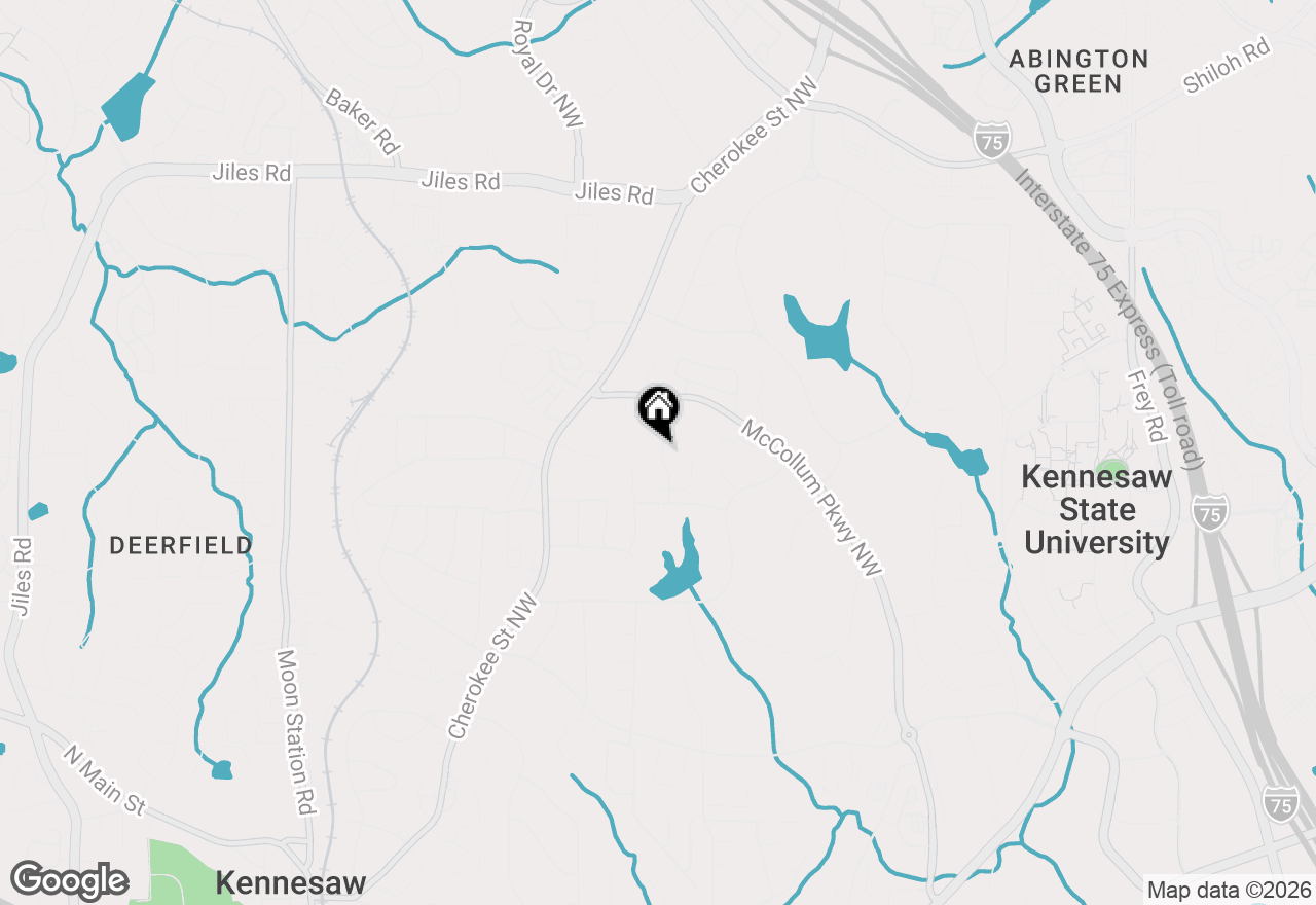 Map of 3539 Kennesaw Station Drive Nw, Kennesaw, GA 30144