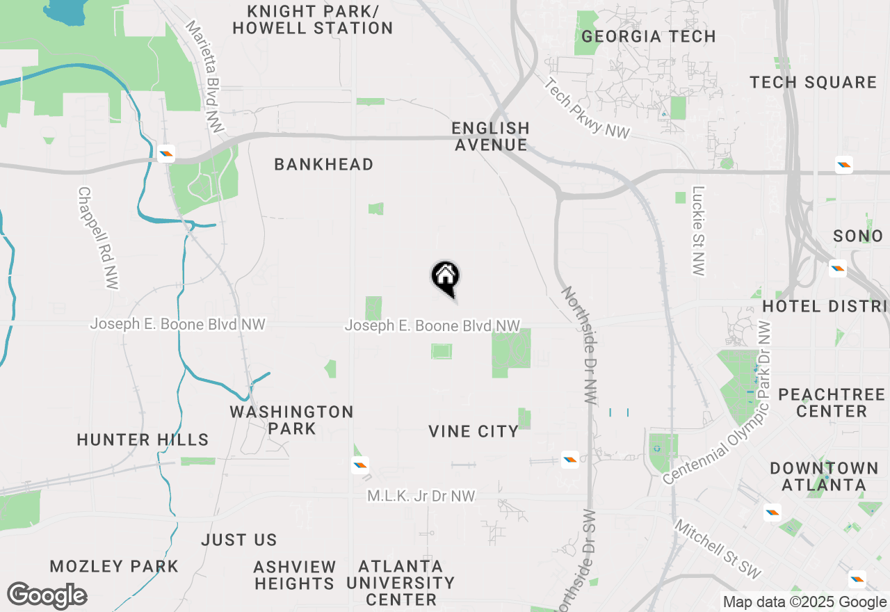 Map of 741 Jones Avenue Nw, Atlanta, GA 30314