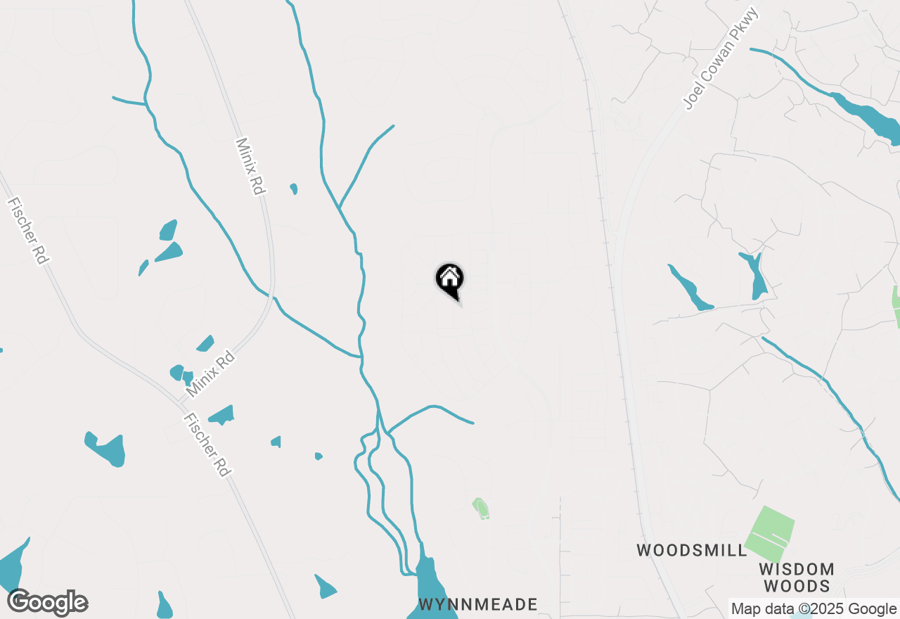 Map of 207 Randall Drive, Peachtree City, GA 30269