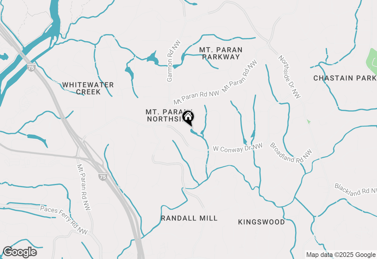 Map of 1165 W Conway Drive Nw, Atlanta, GA 30327