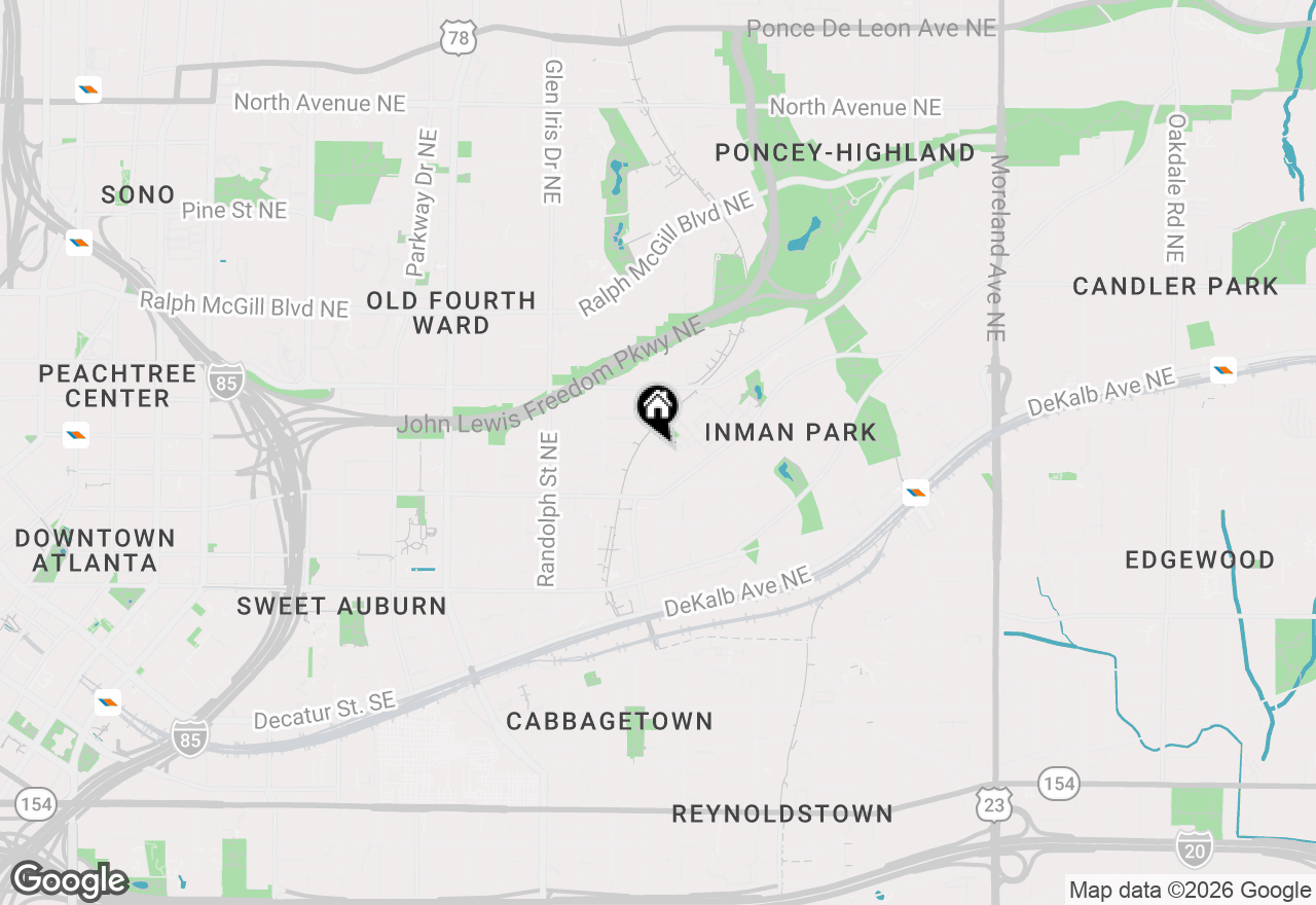 Map of 600 Brickworks Circle Ne #6202, Atlanta, GA 30307