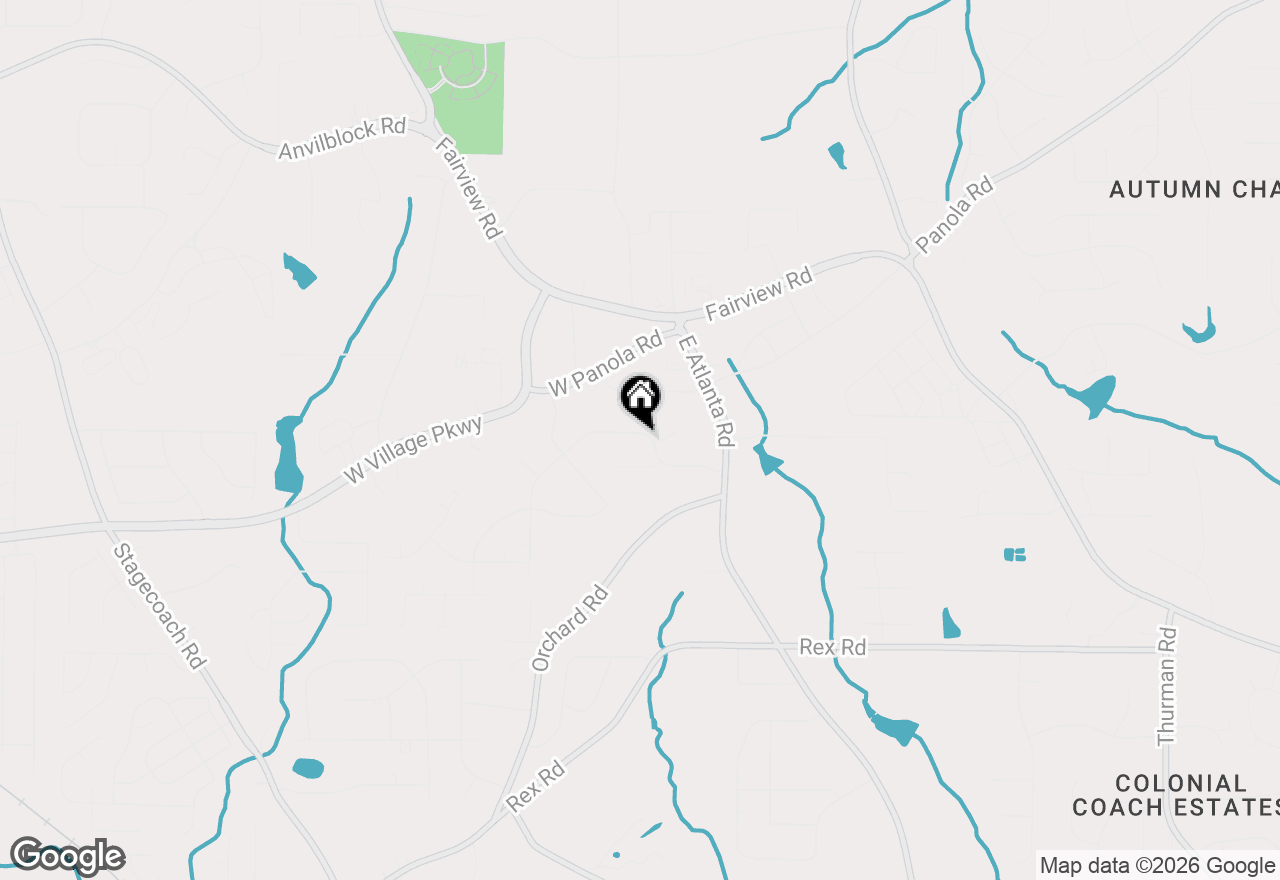 Map of 125 Belmont Farms Drive, Ellenwood, GA 30294