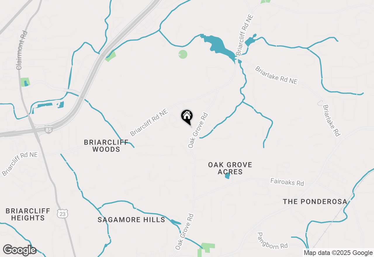 Map of 2406 Greenglade Road Ne, Atlanta, GA 30345