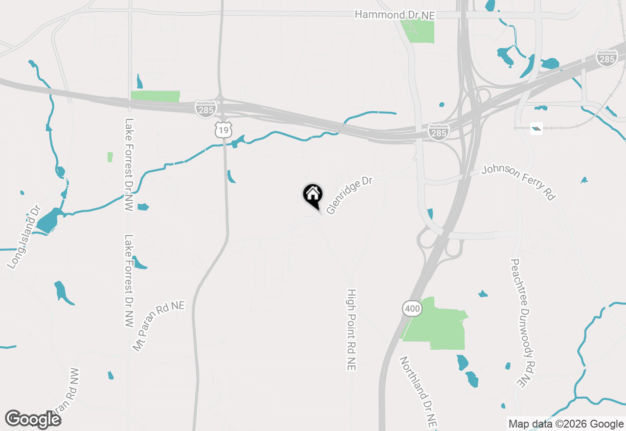 Map of 5492 Glenridge Drive #524, Atlanta, GA 30342