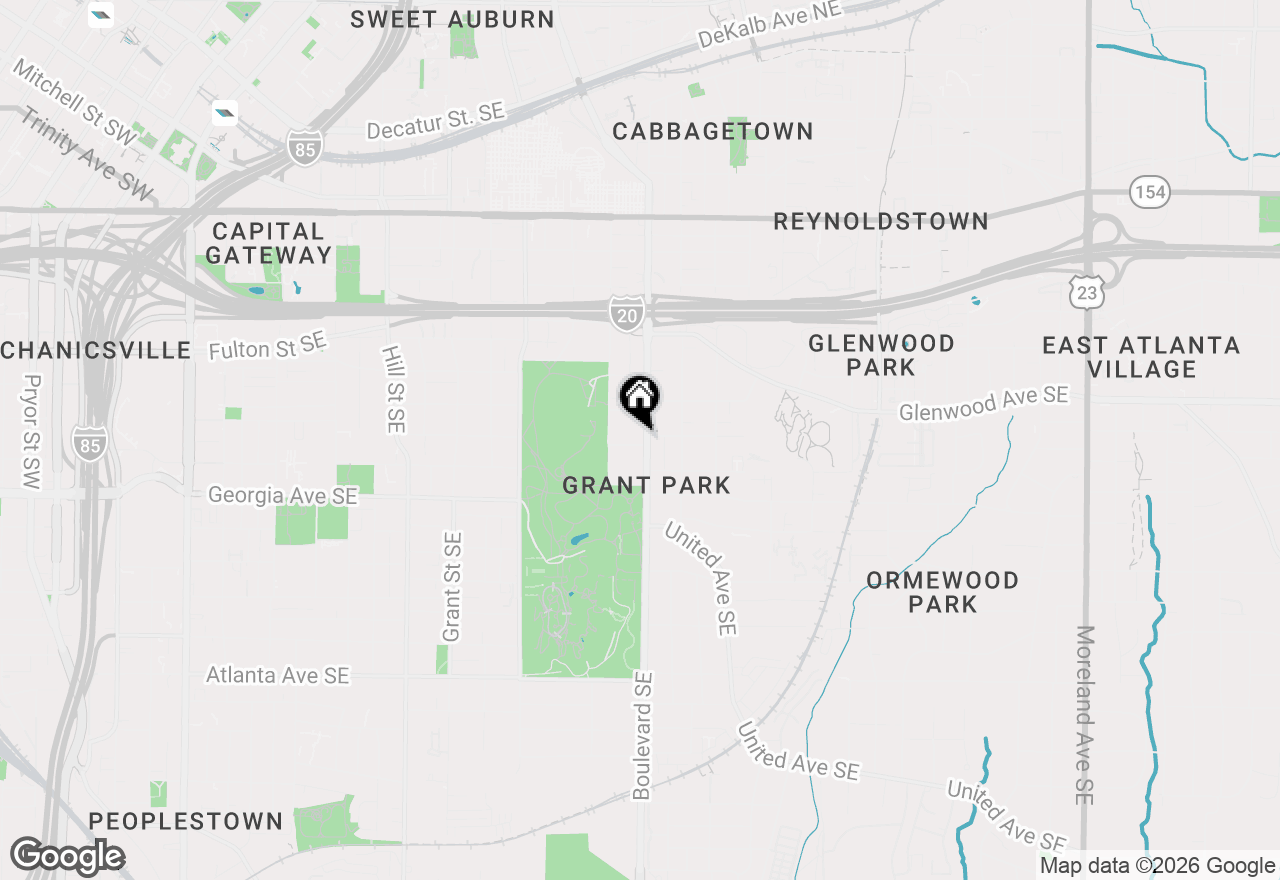 Map of 575 Boulevard Se, Atlanta, GA 30312