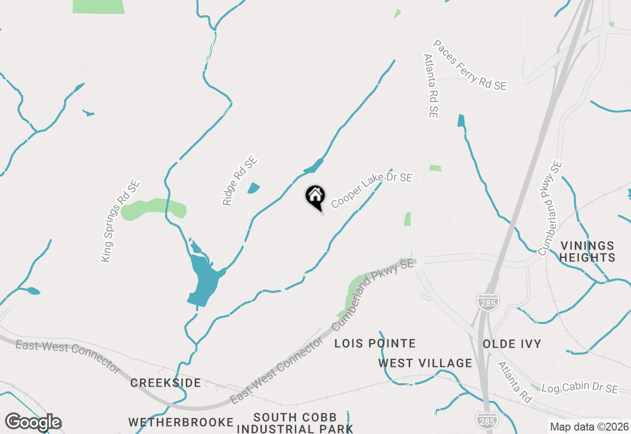 Map of 2306 Garden Park Drive Se, Smyrna, GA 30080