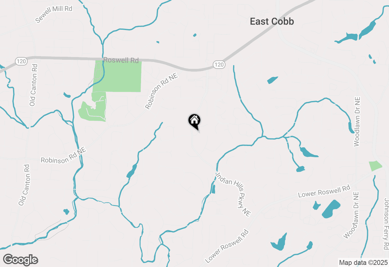 Map of 3855 High Green Drive, Marietta, GA 30068