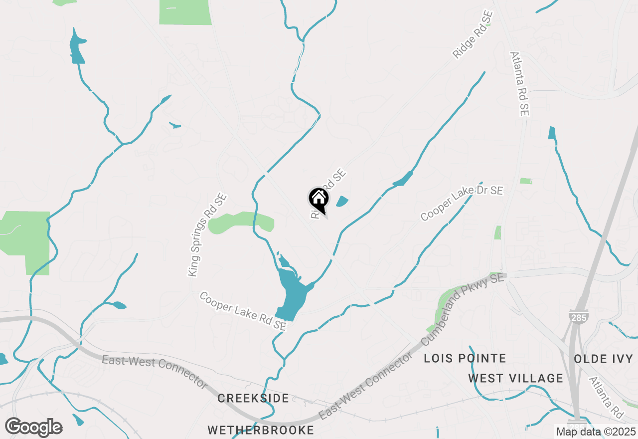 Map of 4155 Ridge Road, Smyrna, GA 30080