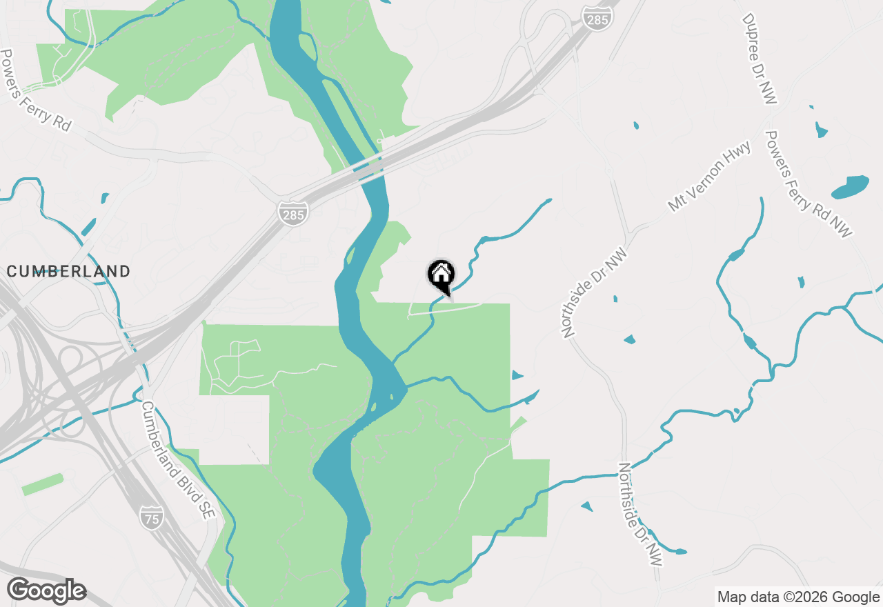 Map of 4777 Riverview Road, Sandy Springs, GA 30327