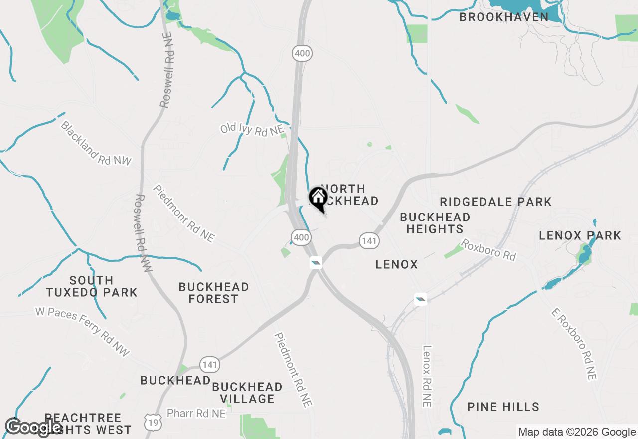 Map of 3445 Stratford Road Ne #805, Atlanta, GA 30326