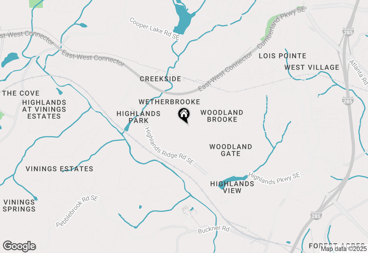 Map of 4890 Prince Road Se, Smyrna, GA 30082