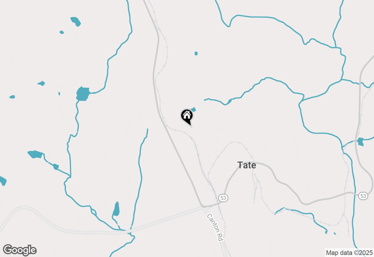 Map of 612 New Town Street, Tate, GA 30177