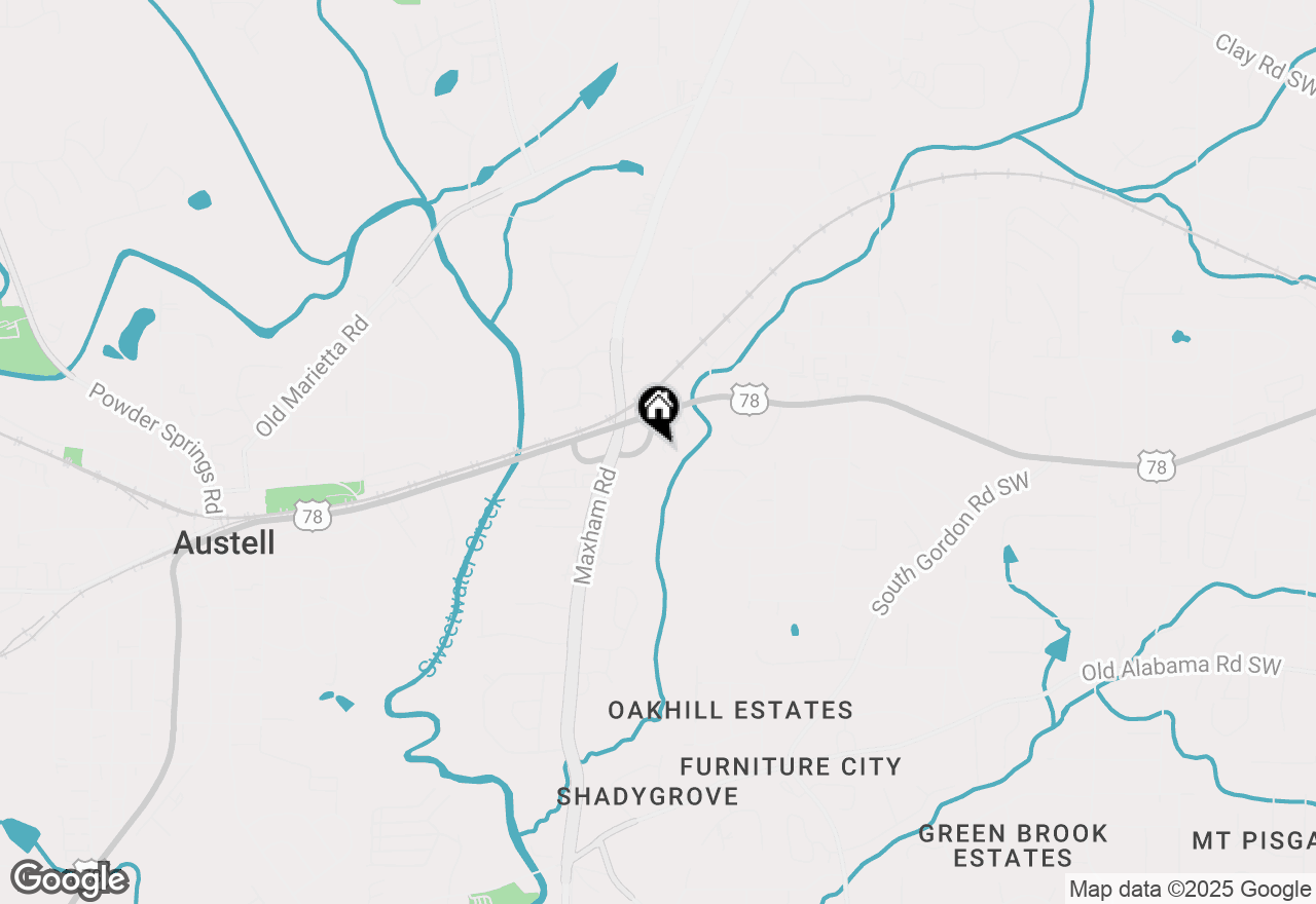 Map of 2700 Ravencliff Drive, Austell, GA 30168