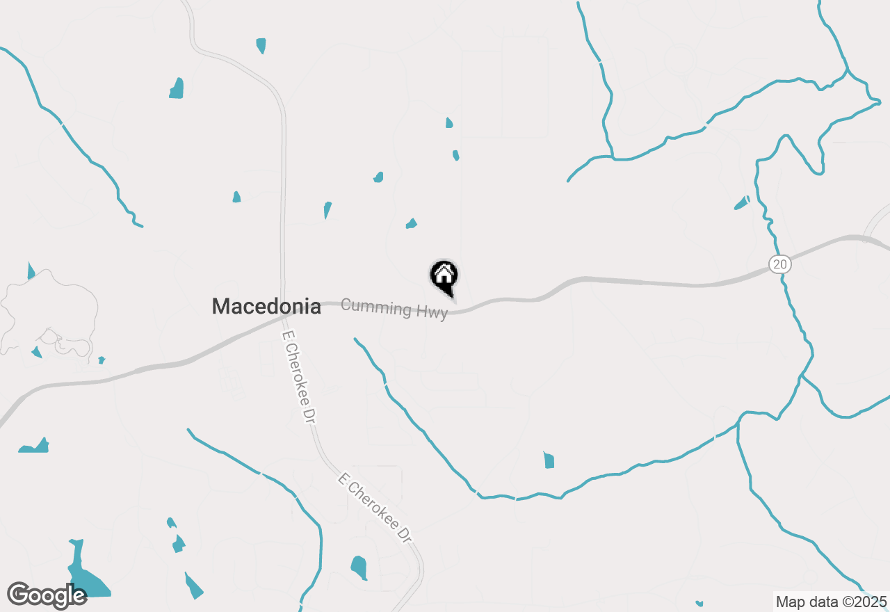 Map of 8587 Cumming Highway Se, Canton, GA 30115