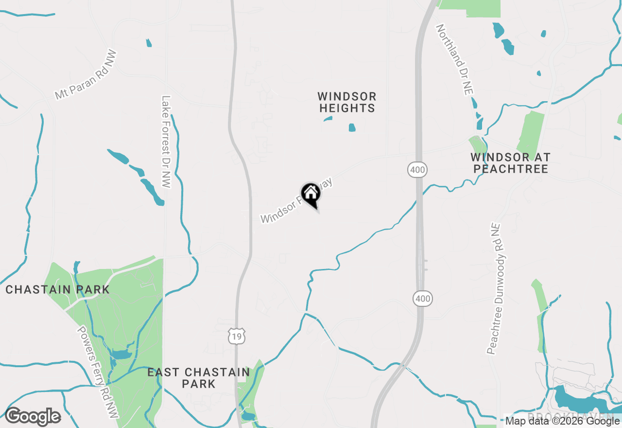 Map of 4590 Dalmer Road, Atlanta, GA 30342