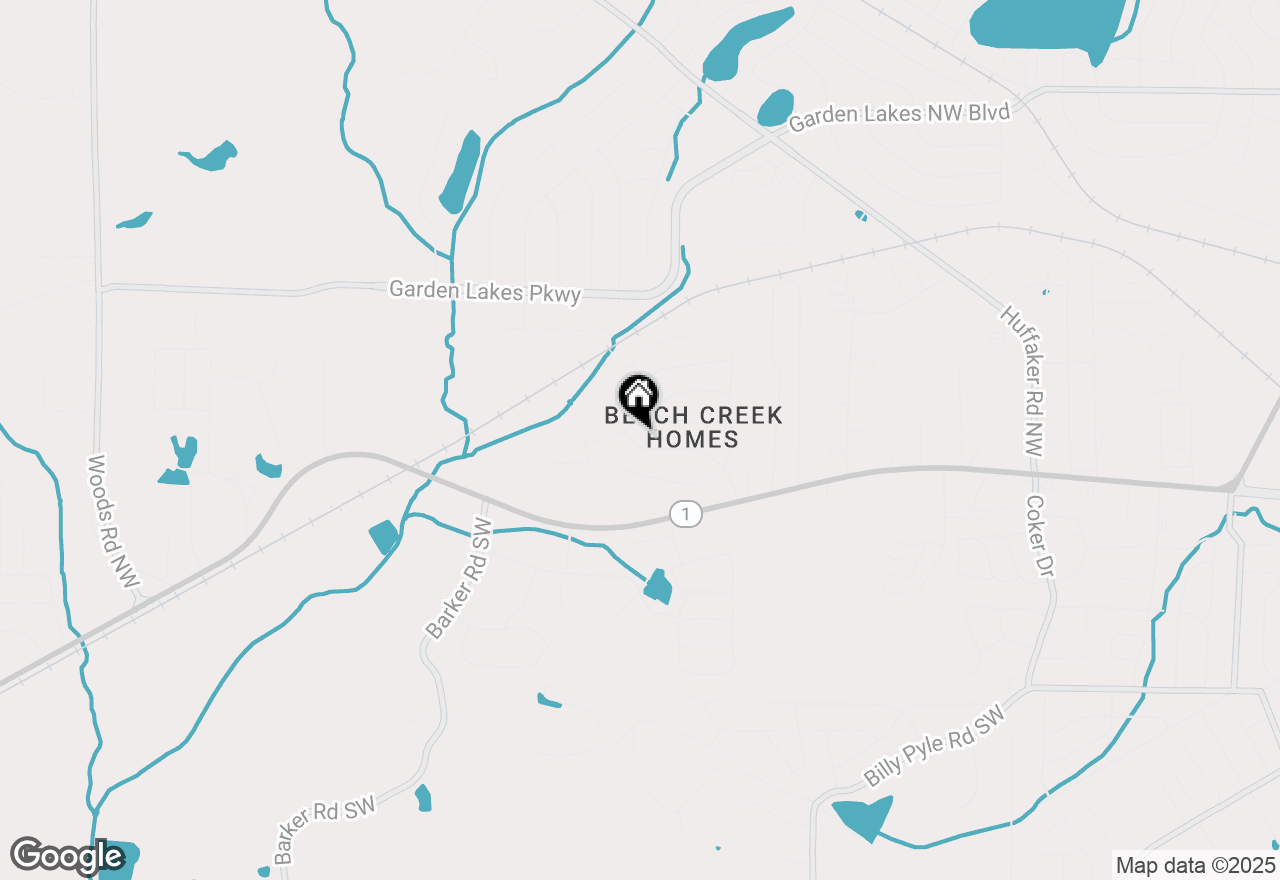 Map of 124 Beech Creek Drive Nw, Rome, GA 30165