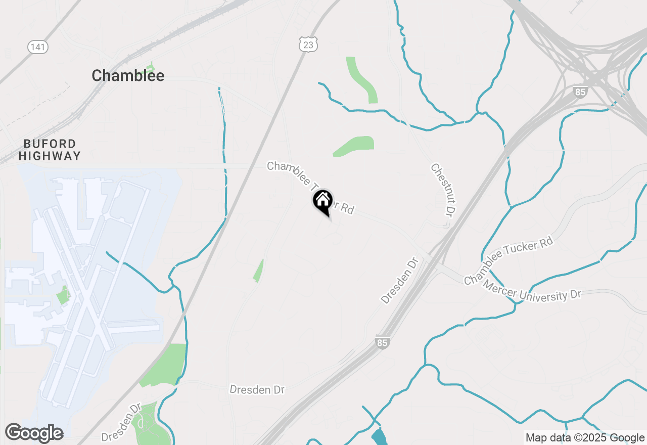 Map of 3159 Clairebrooke Avenue, Atlanta, GA 30341