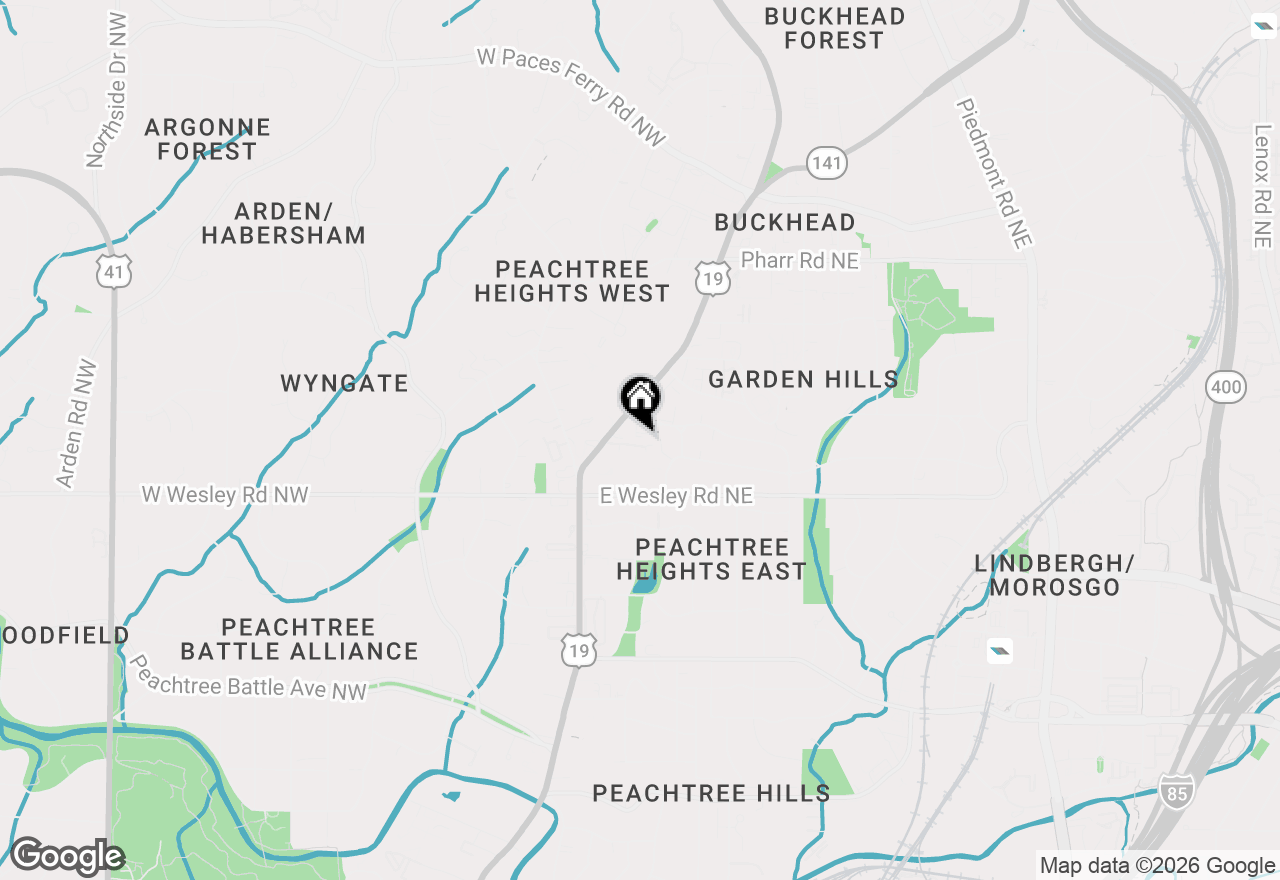 Map of 2795 Peachtree Rd Ne #409, Atlanta, GA 30305