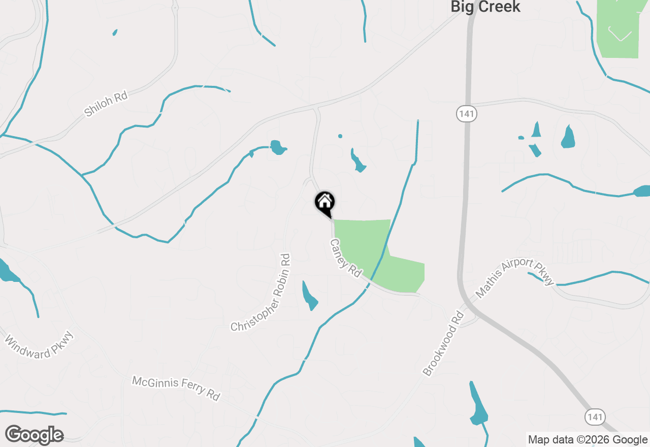 Map of 210 Brookwood Estates Drive, Alpharetta, GA 30005