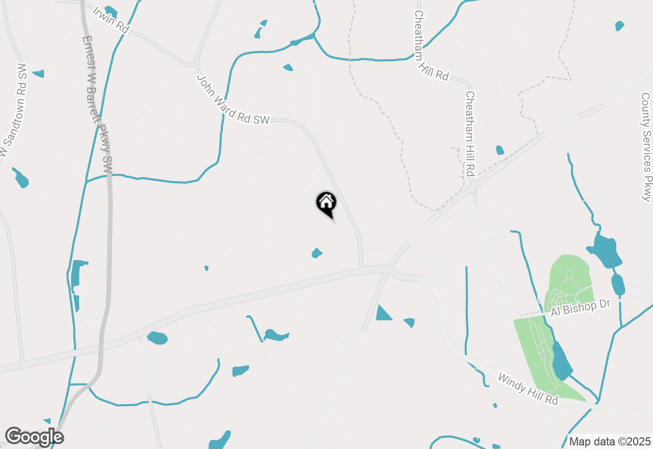 Map of 1772 Benningfield Drive Sw, Marietta, GA 30064