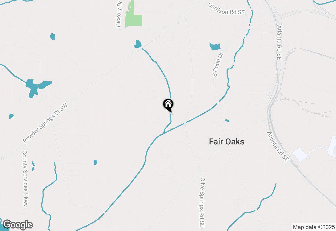 Map of 366 E Post Oak Crossing Sw, Marietta, GA 30008