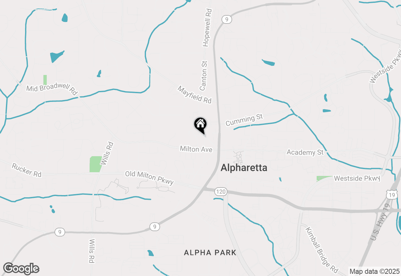 Map of 58 Canton Street #302, Alpharetta, GA 30009
