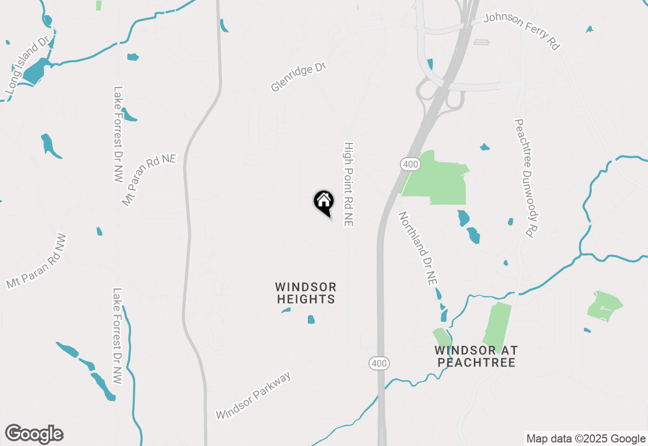 Map of 525 Forest Hills Drive, Atlanta, GA 30342