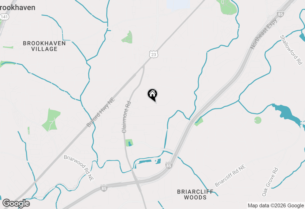 Map of 1914 Shalimar Drive Ne, Chamblee, GA 30345