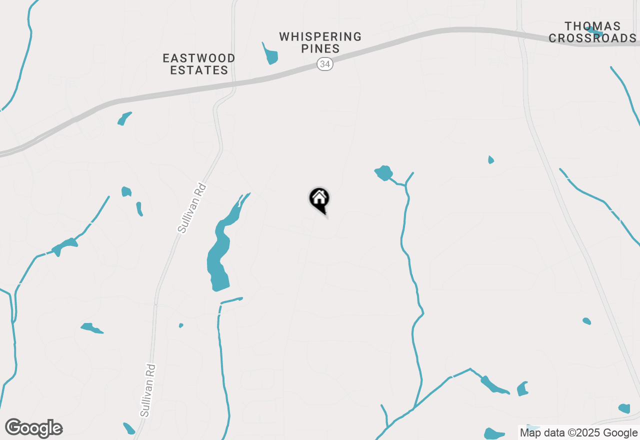 Map of 813 Lora Smith Road, Newnan, GA 30265