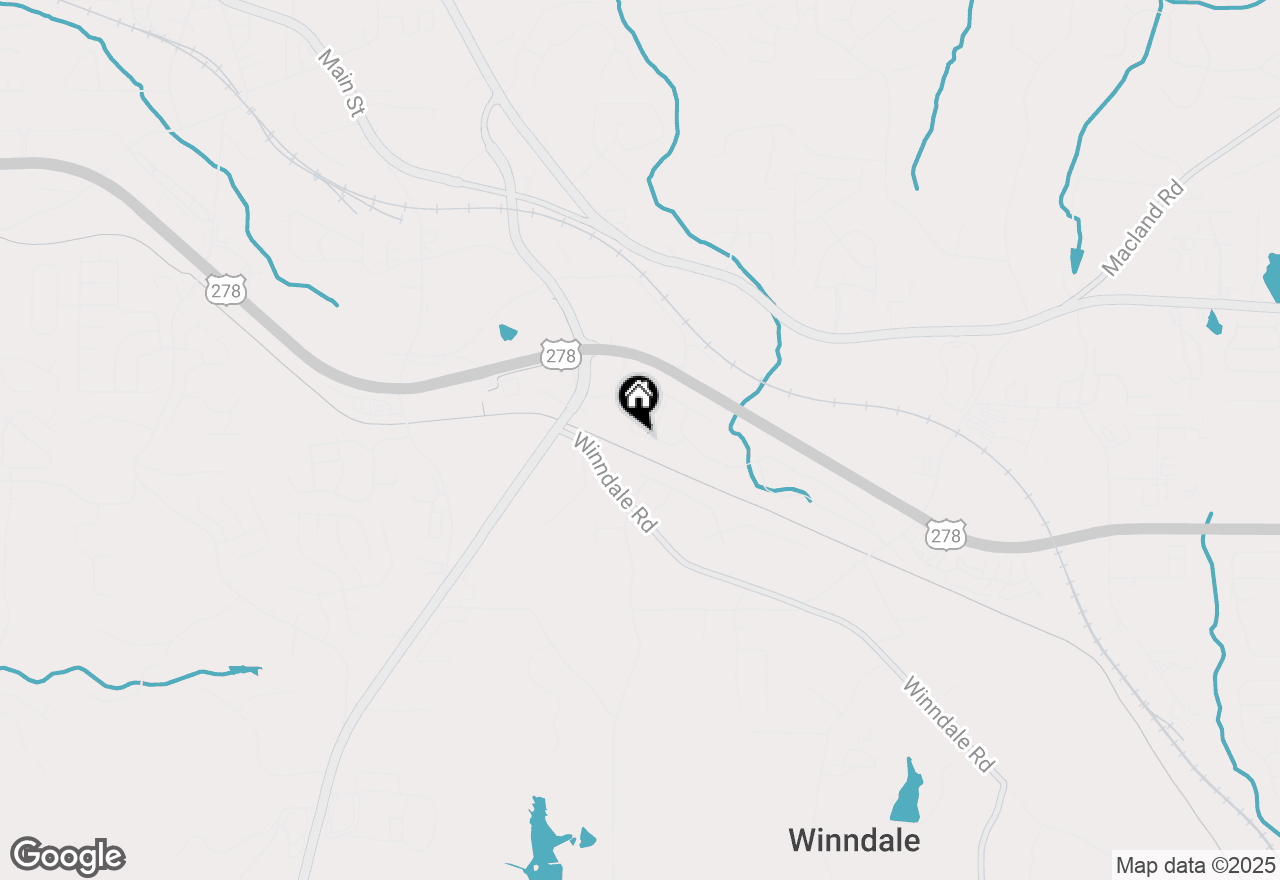 Map of 207 Silver Spring Street, Dallas, GA 30157