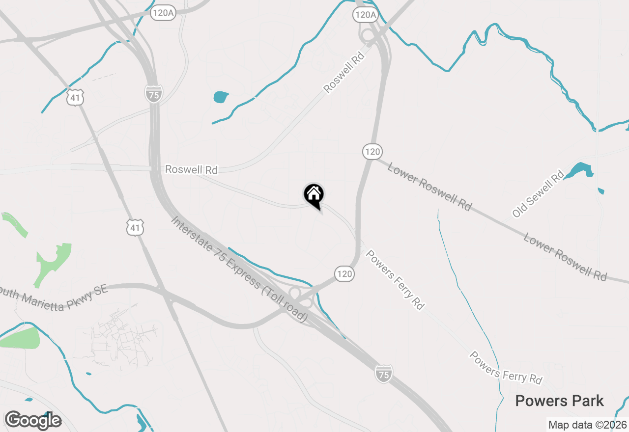 Map of 162 Scott Drive Se, Marietta, GA 30067