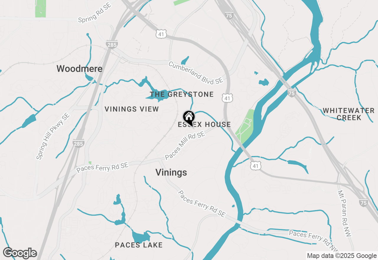 Map of 23 Pointe Terrace Se, Atlanta, GA 30339