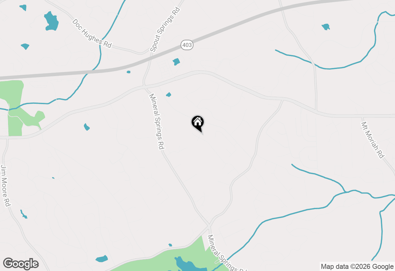 Map of 1871 Silver Crest Way, Hoschton, GA 30548