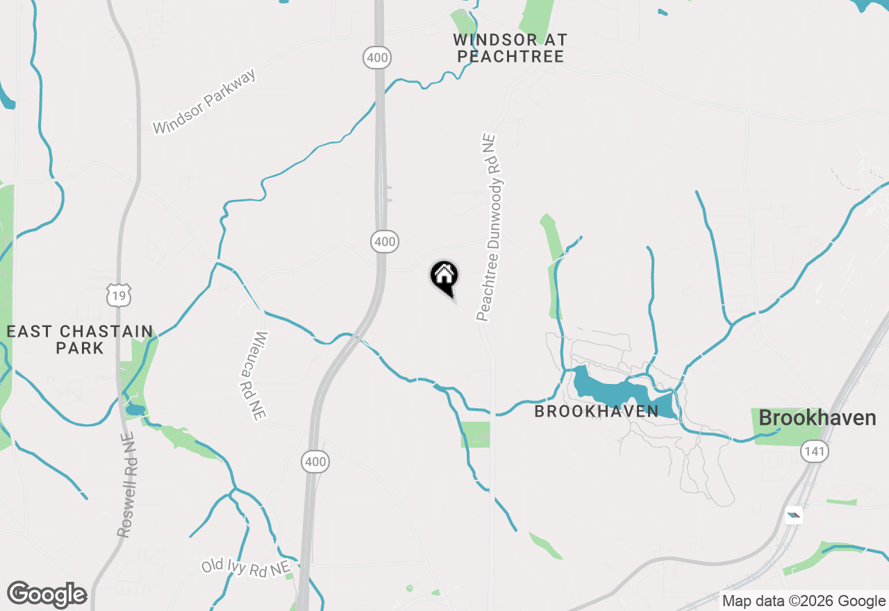 Map of 4250 Carmain Drive Ne, Atlanta, GA 30342