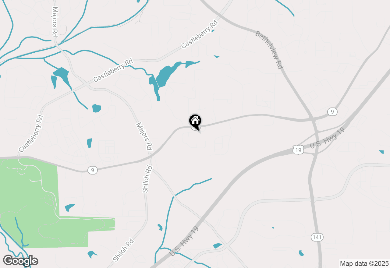 Map of 2894 Cross Creek Drive, Cumming, GA 30040