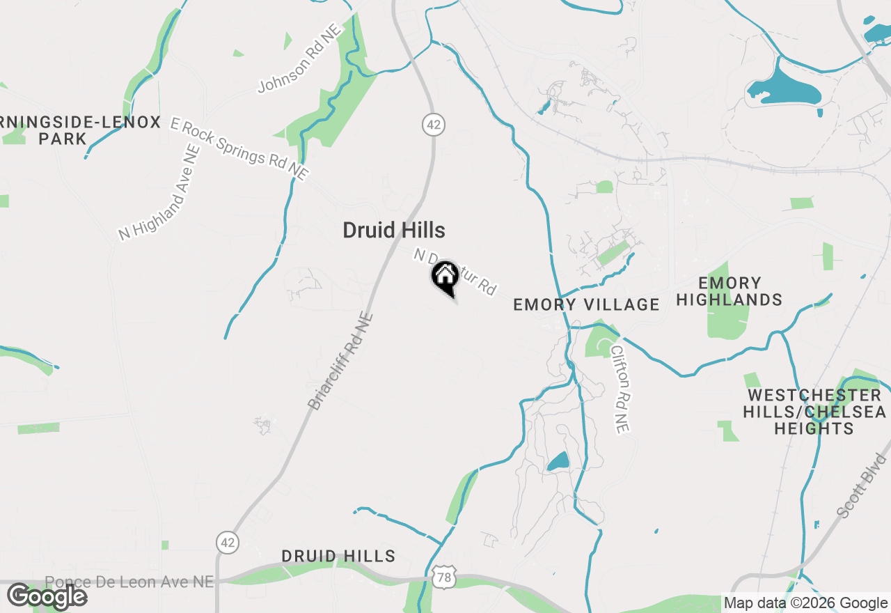 Map of 1209 Springdale Road Ne, Atlanta, GA 30306