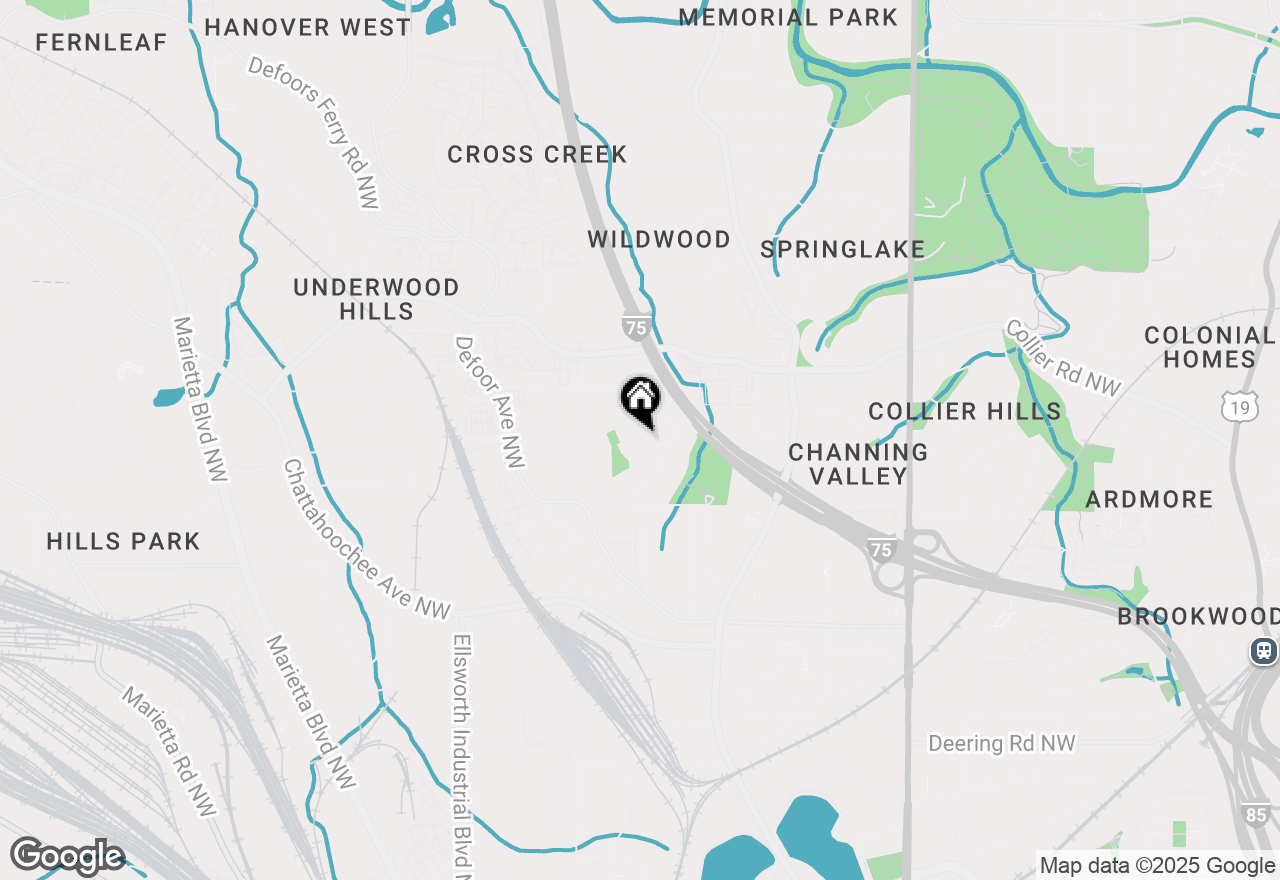 Map of 1887 Cambria Avenue Nw, Atlanta, GA 30318