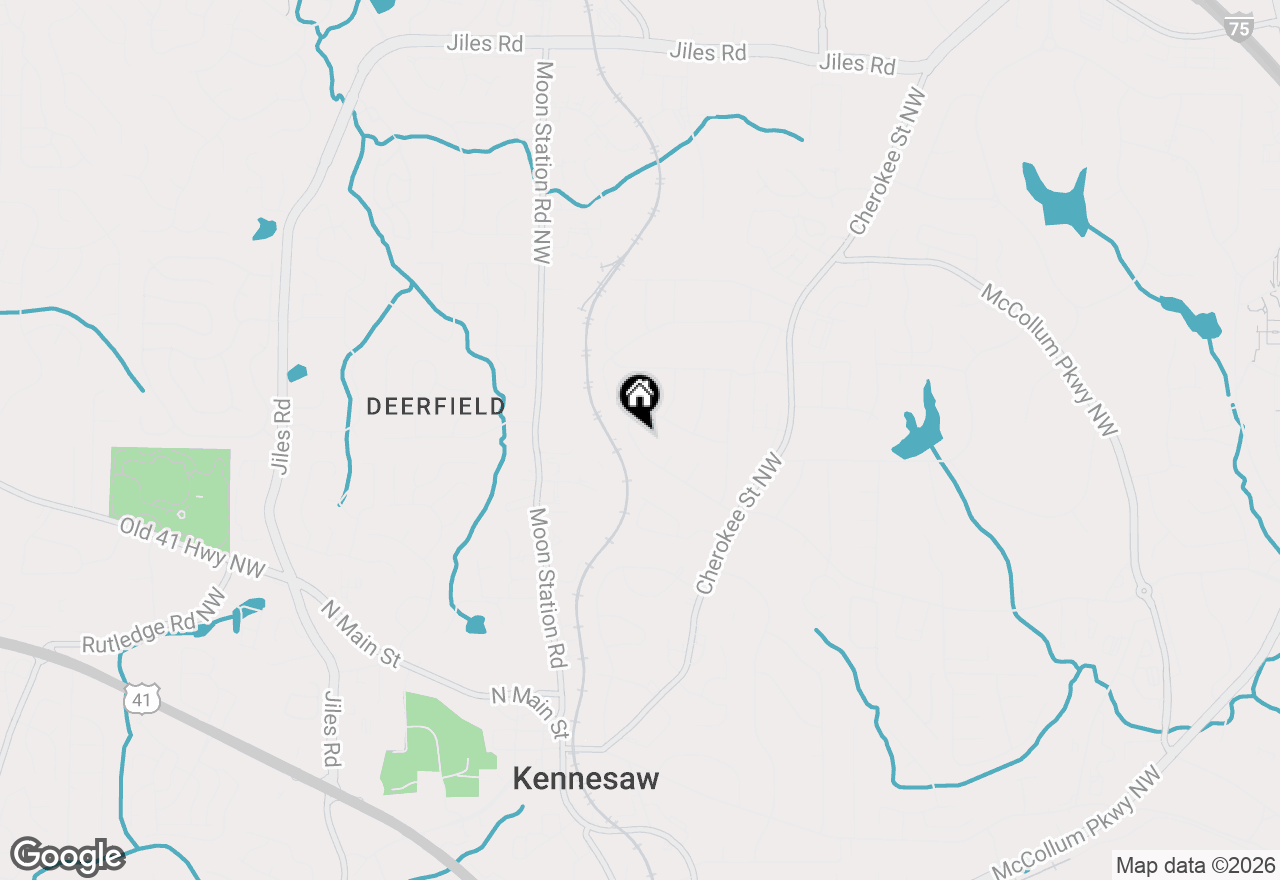 Map of 2070 Twelve Oaks Circle Nw, Kennesaw, GA 30144