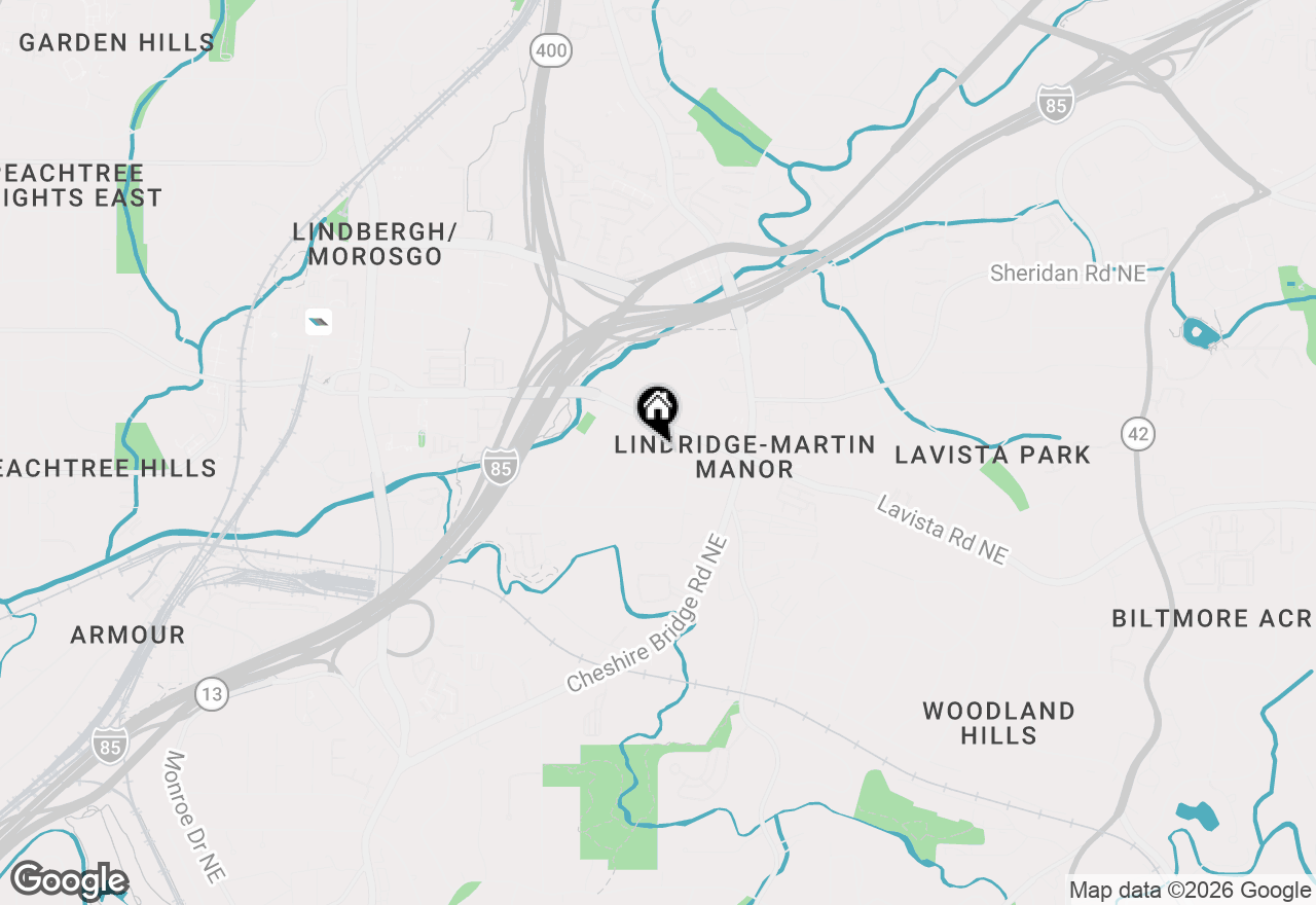 Map of 994 Northrope Drive Ne, Atlanta, GA 30324