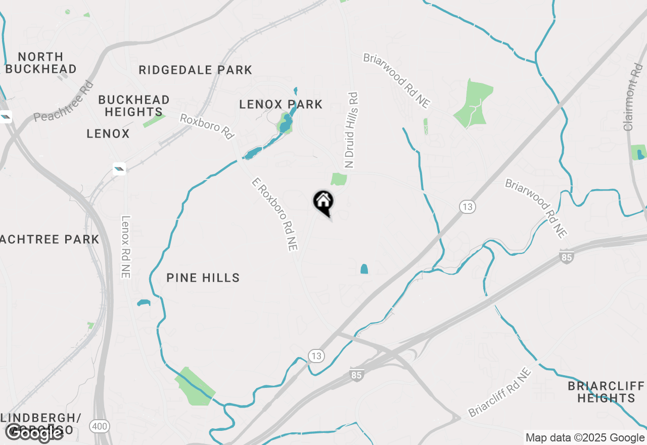 Map of 1213 Druid Knoll Drive Ne, Brookhaven, GA 30319