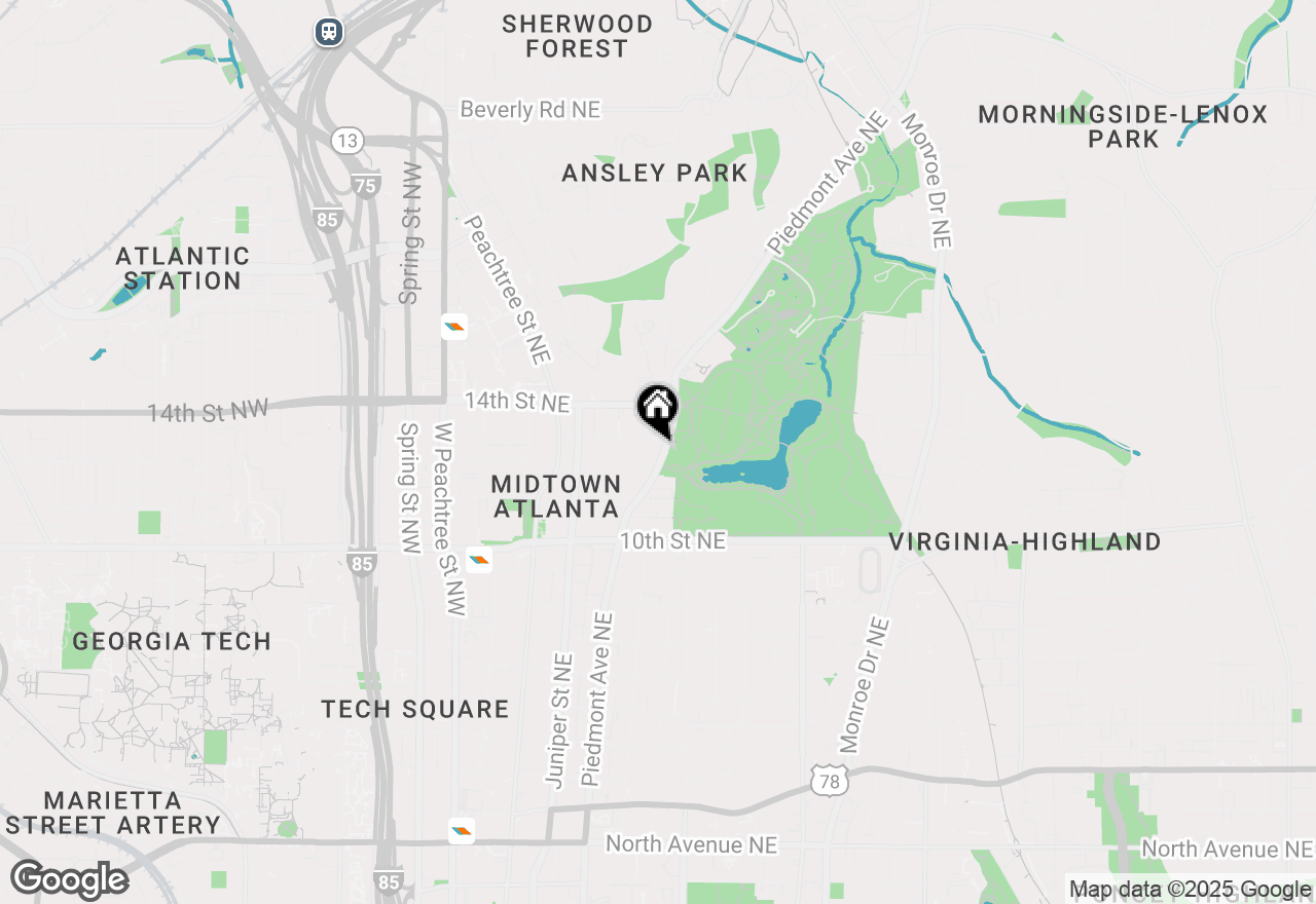 Map of 1112 Piedmont Avenue Ne #10, Atlanta, GA 30309