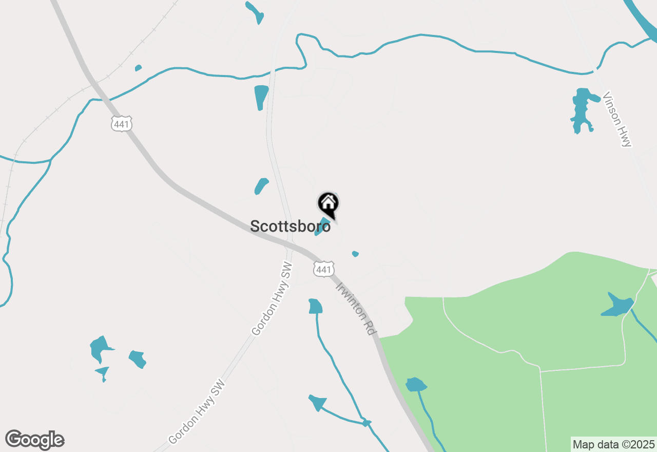 Map of 125 Twin Lakes Road Se, Milledgeville, GA 31061