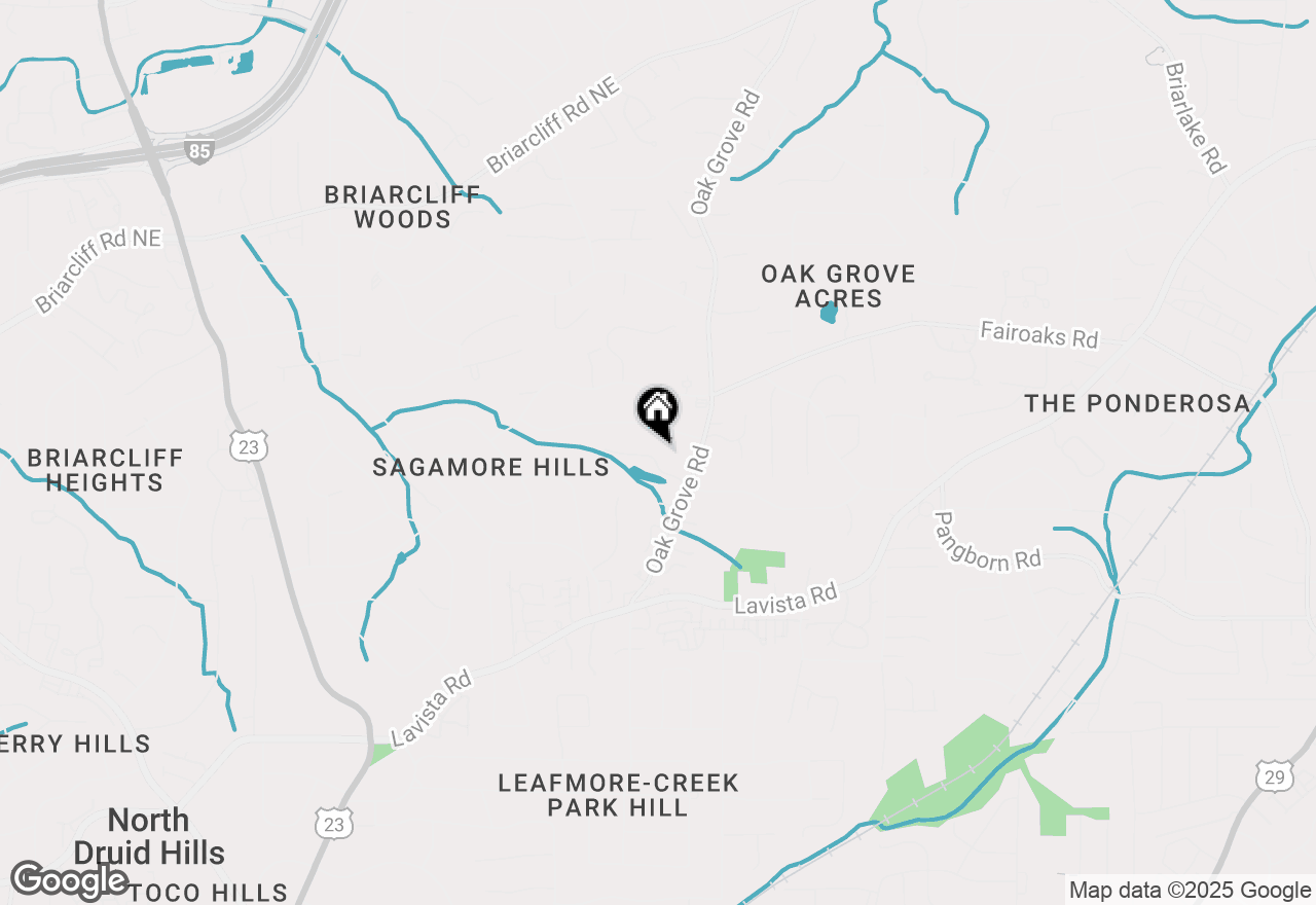 Map of 2376 Massey Lane, Decatur, GA 30033