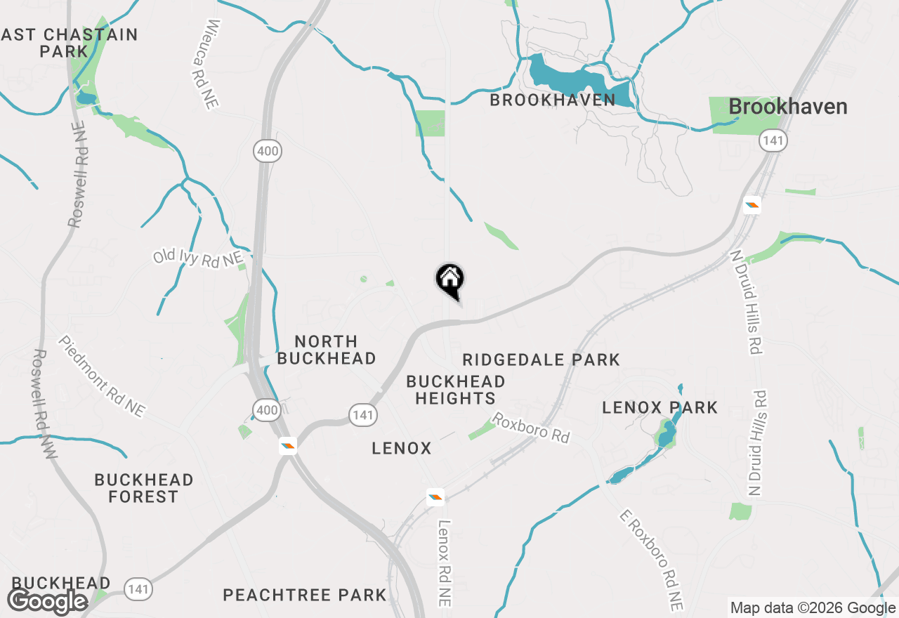 Map of 3638 Peachtree Road Ne #406, Atlanta, GA 30319