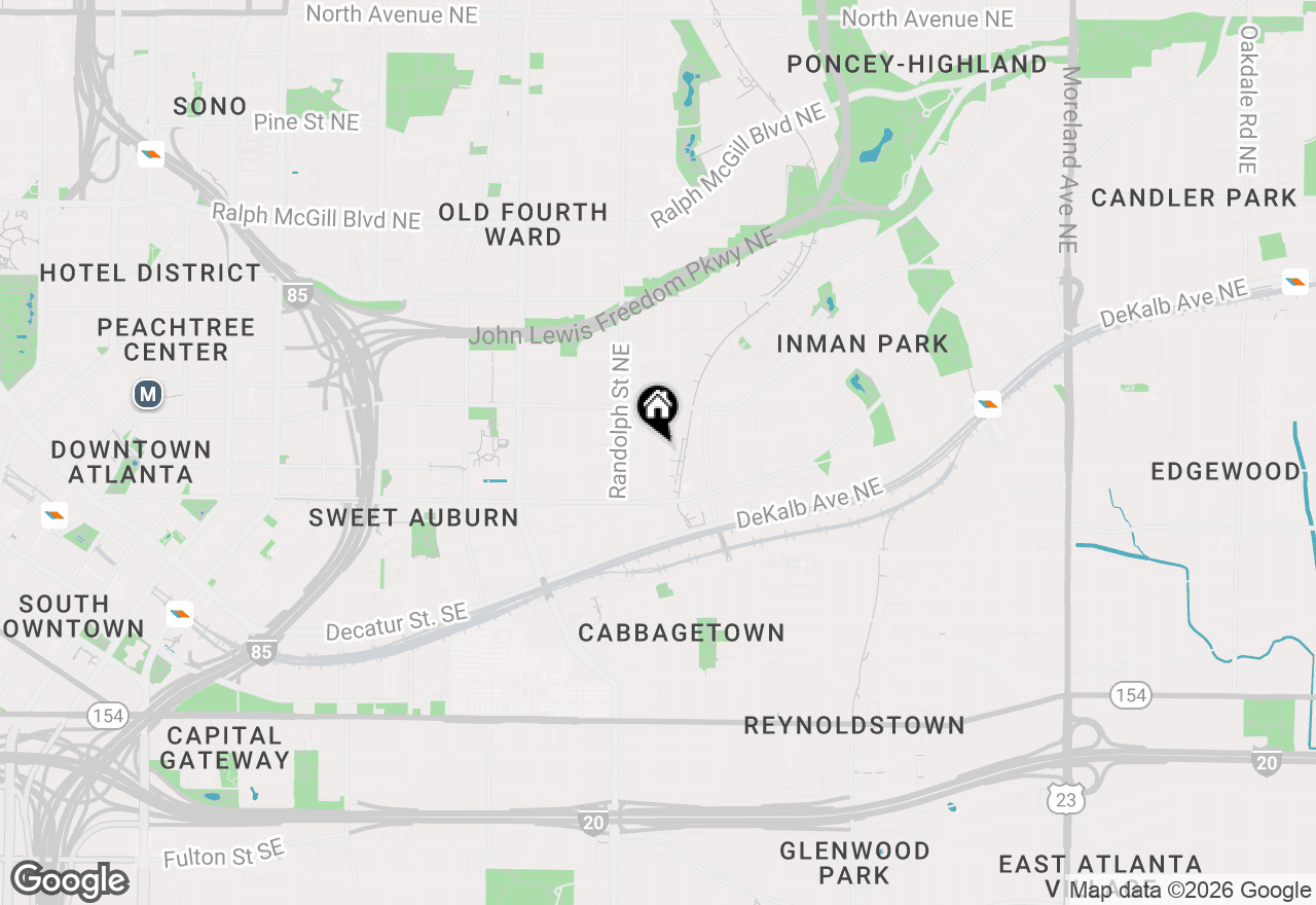 Map of 659 Auburn Avenue Ne #229, Atlanta, GA 30312
